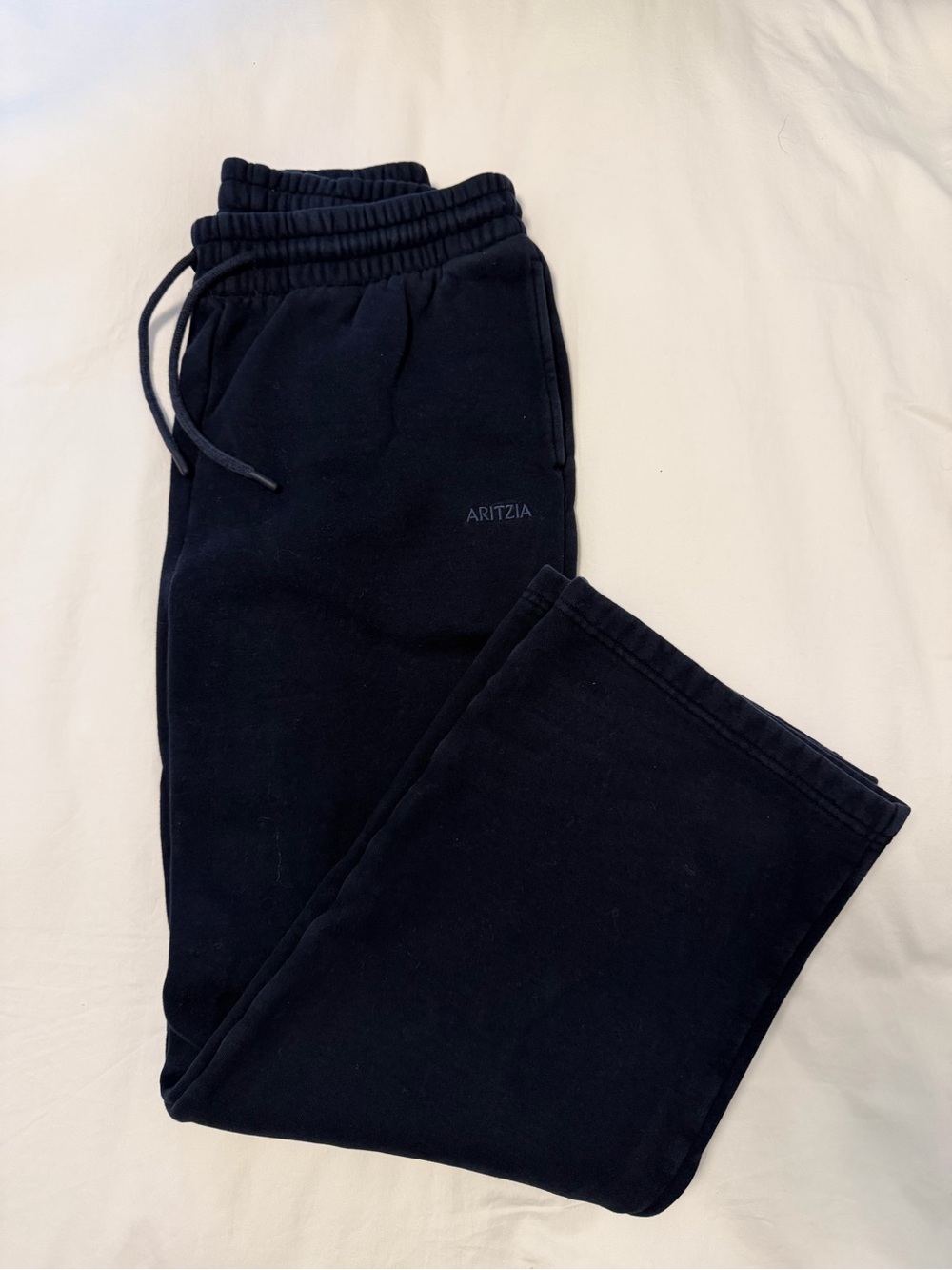Aritzia Navy Drawstring Sweat Pants